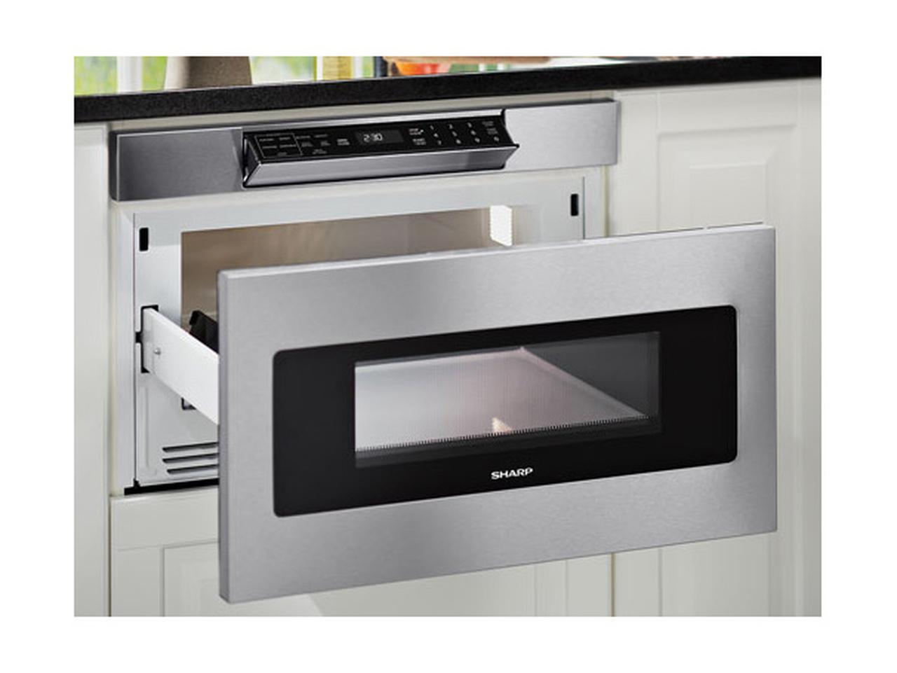 Sharp 30 in. 1.2 cu. ft. 950W Sharp Stainless Steel Microwave Drawer Oven