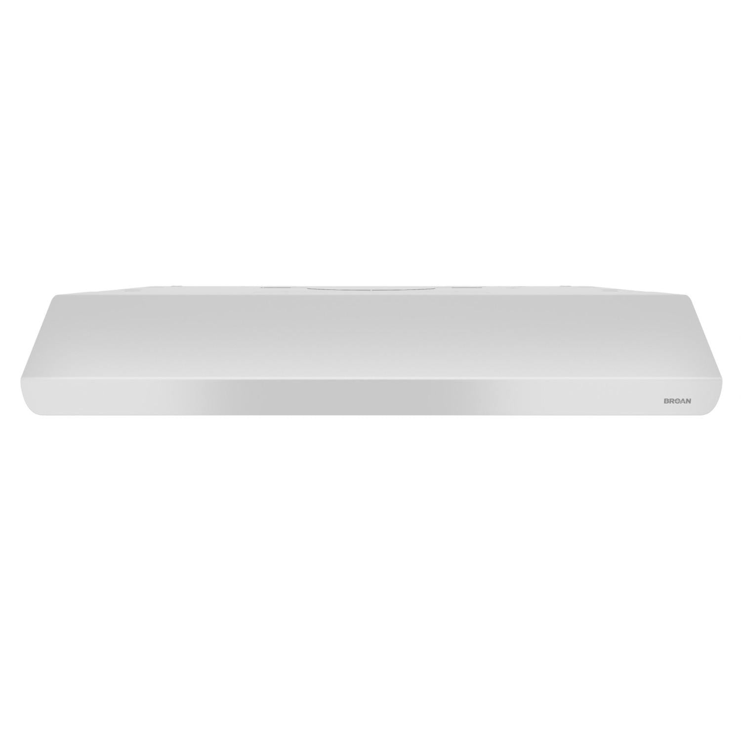 Broan BKSA130WW **DISCONTINUED** Broan® 30-Inch Convertible Under-Cabinet Range Hood, 300 Max Blower CFM, White