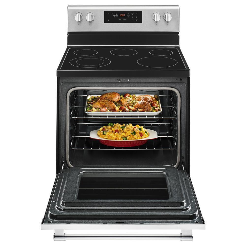 Maytag 30-Inch Wide Electric Range With Shatter-Resistant Cooktop - 5.3 Cu. Ft.