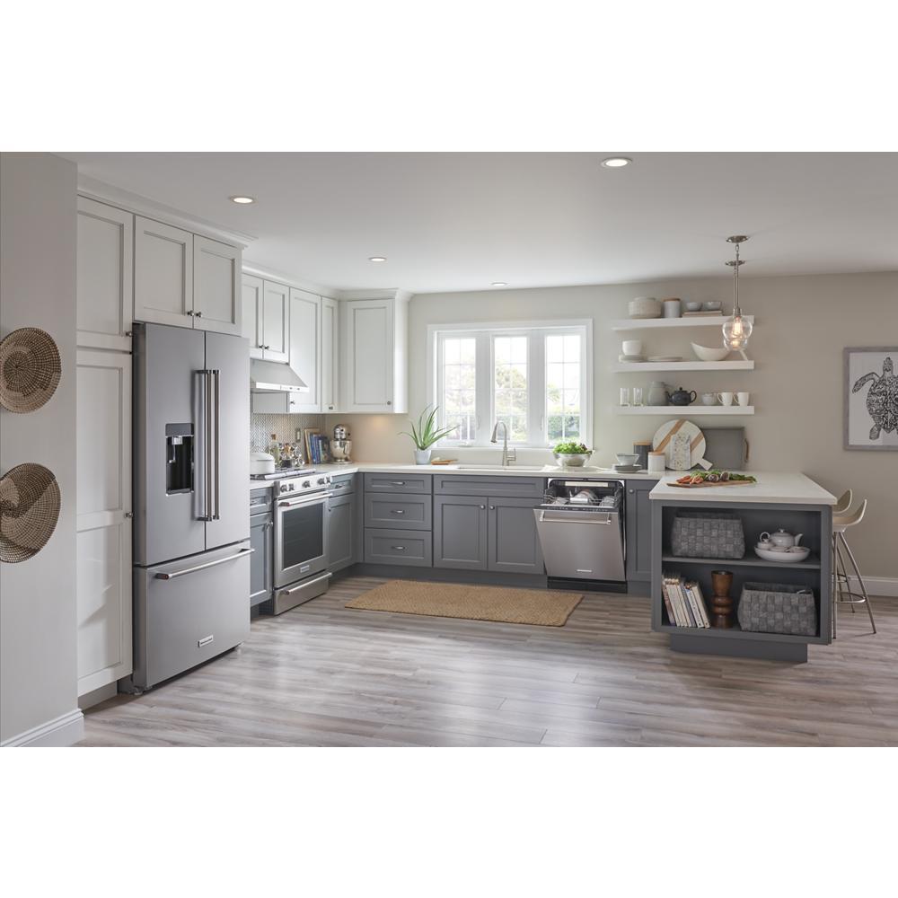 Kitchenaid KSGB900ESS 30-Inch 5 Burner Gas Convection Slide-In Range with Baking Drawer