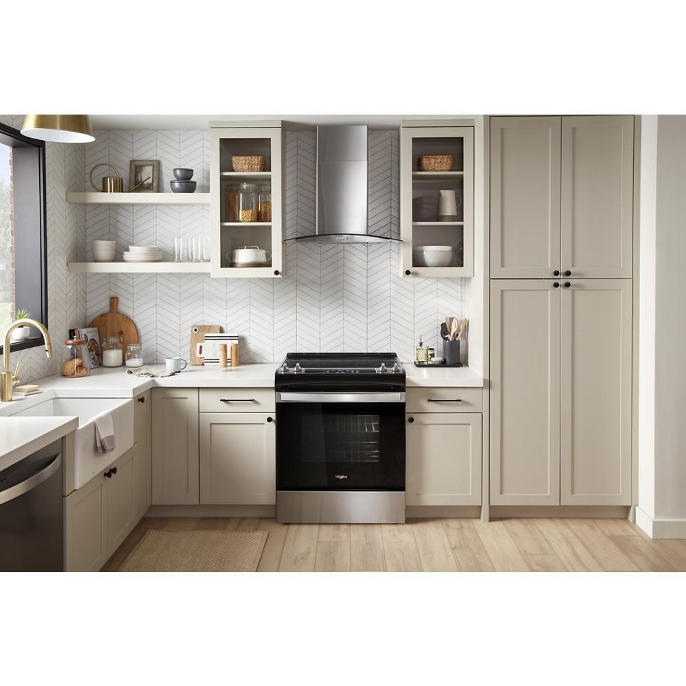 WEE515SALS Whirlpool® 34" Tall Range with Self Clean Oven Cycle