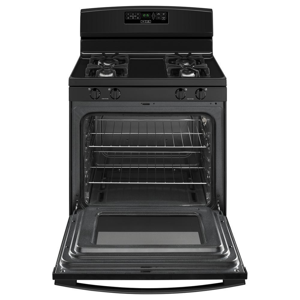 Amana AGR6303MMB 30-inch Gas Range with Bake Assist Temps