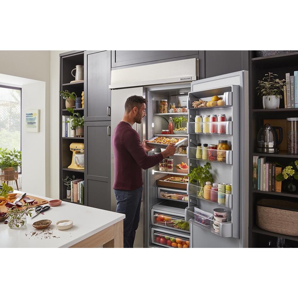 Kitchenaid 25.1 Cu. Ft. 42" Built-In Side-by-Side Refrigerator with Ice and Water Dispenser