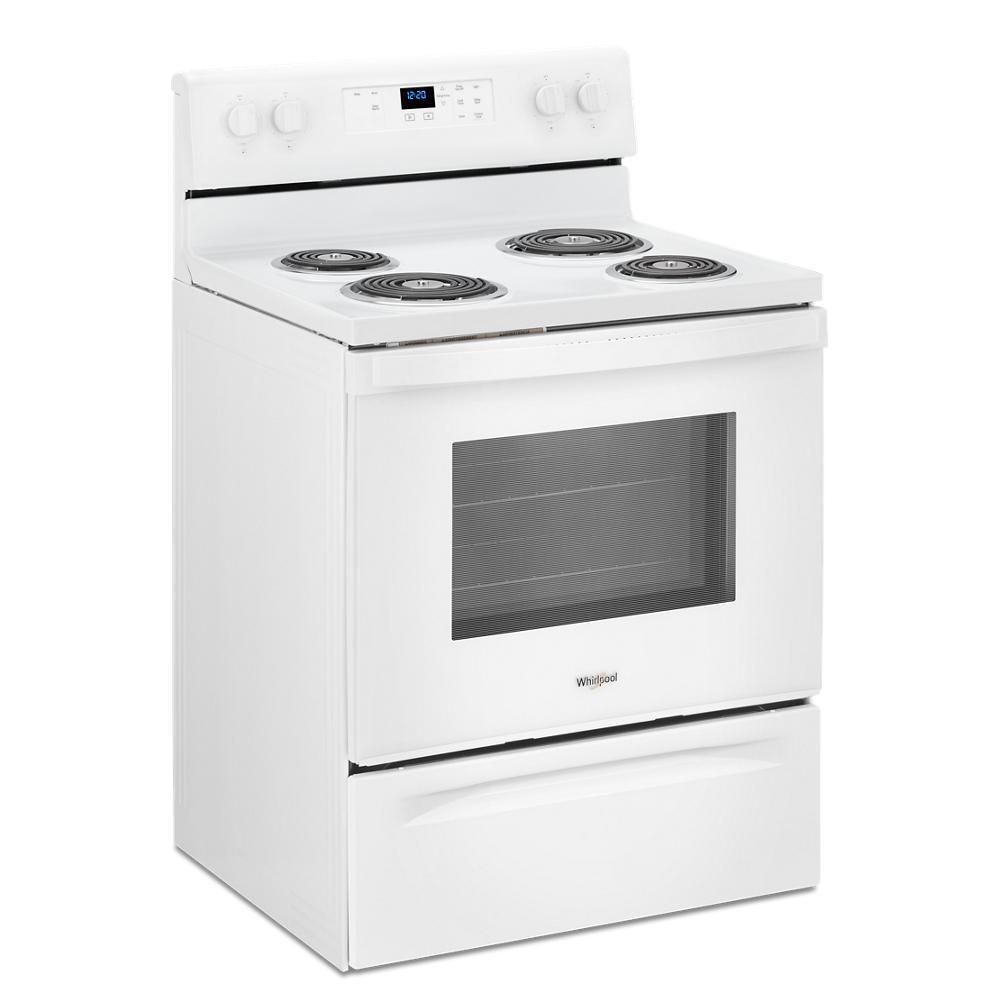 Whirlpool WFC150M0JW 4.8 cu. ft. Electric Range with Keep Warm setting