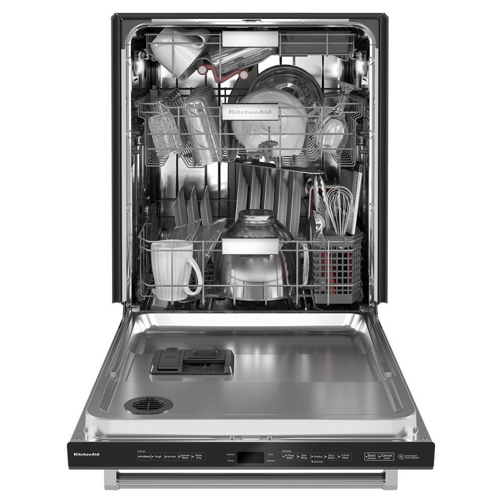 Kitchenaid KDTM804KBS 360(degree) Max Jets™ Third Rack Dishwasher with Stainless Steel Third Rack Wash Jets, 44 dBA