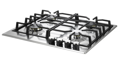 VDGCT424FSS Verona 24" Designer Gas Cooktop-Brass Burners SS