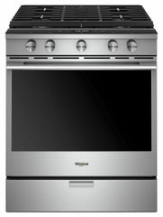 Whirlpool WEGA25H0HZ 5.8 cu. ft. Smart Slide-in Gas Range with EZ-2-Lift™ Hinged Cast-Iron Grates