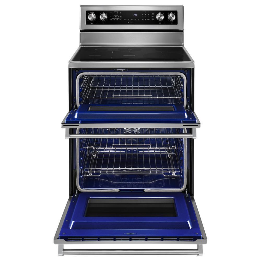 Kitchenaid KFED500ESS 30-Inch 5 Burner Electric Double Oven Convection Range