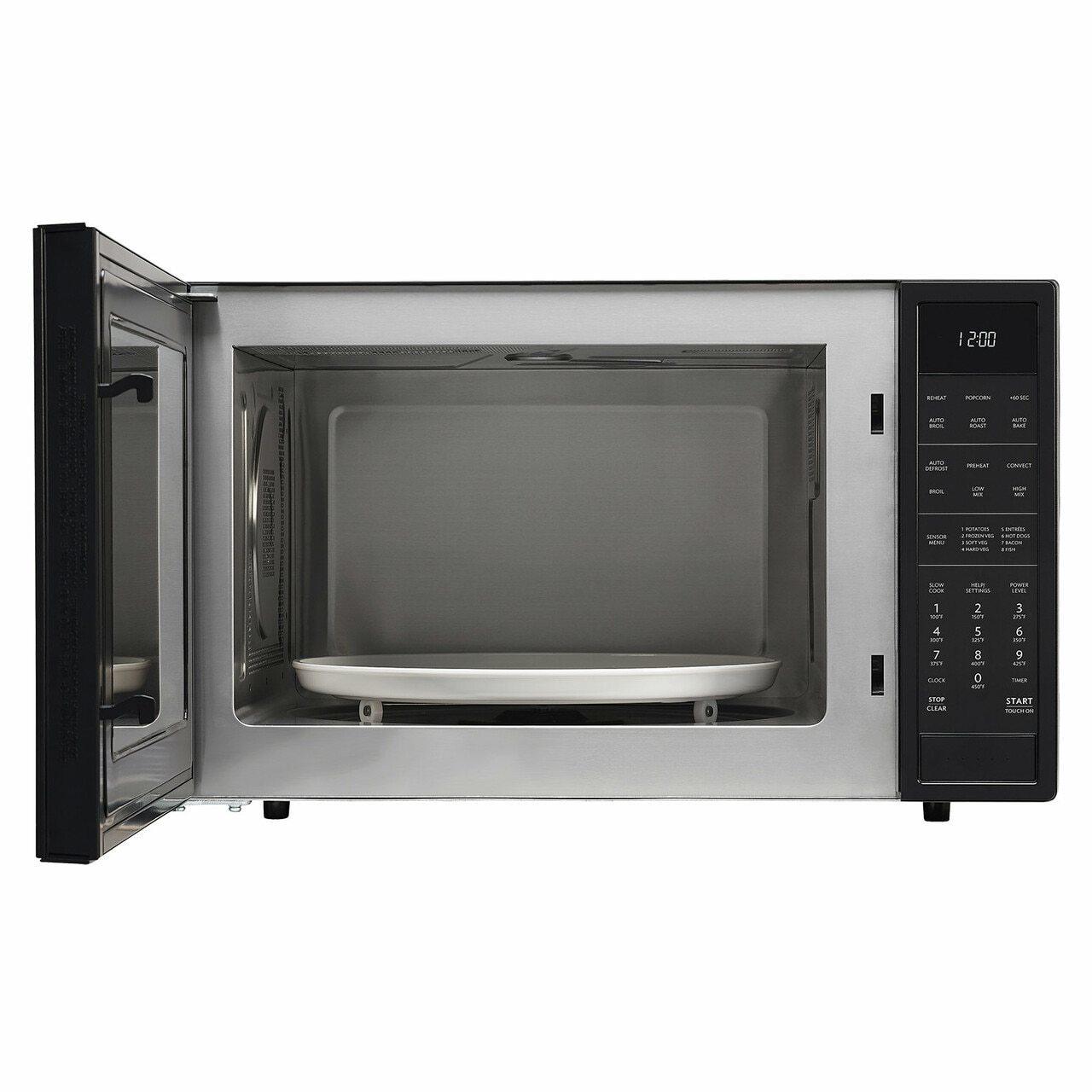 Sharp SMC1585BB 1.5 cu. ft. 900W Sharp Matte Black Carousel Convection Microwave Oven