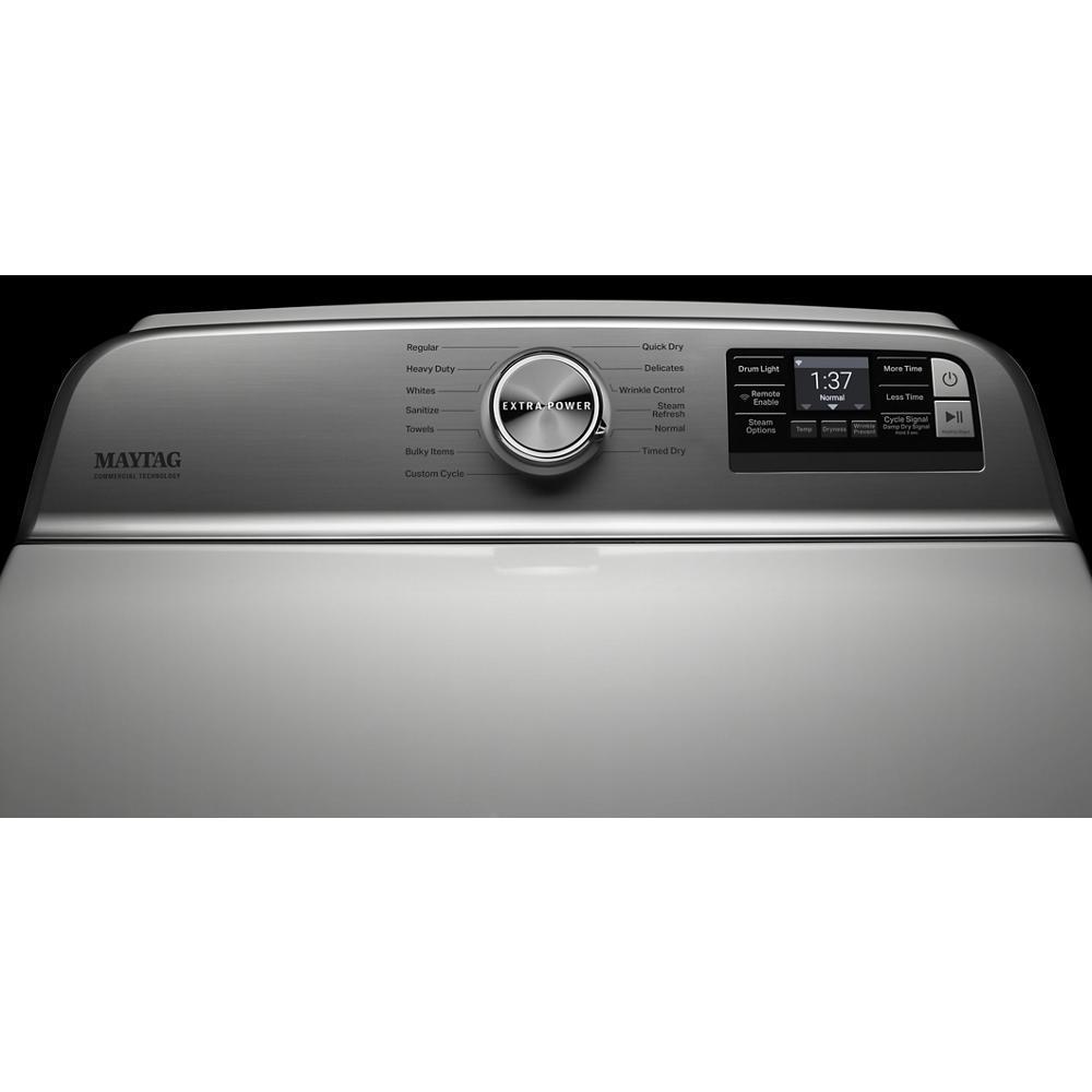 Maytag MED7230HW Smart Top Load Electric Dryer with Extra Power - 7.4 cu. ft.