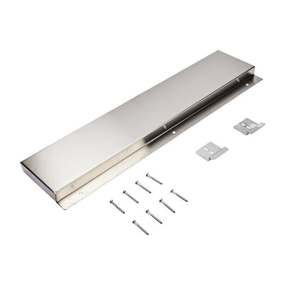 Whirlpool W10655450 Stainless Steel Range Backsplash,Size: 30" W x 6" H