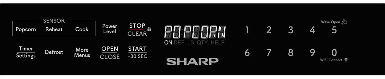 Sharp SMD2489ES 24 in. 1.2 cu. ft. 950W Sharp Stainless Steel Smart Easy Wave Open Microwave Drawer Oven