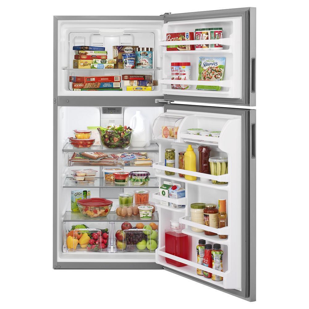 Maytag 30-Inch Wide Top Freezer Refrigerator with PowerCold® Feature- 18 Cu. Ft.