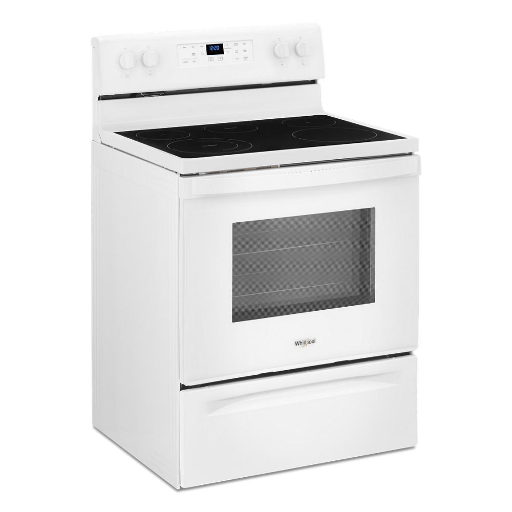 Whirlpool 5.3 cu. ft. Whirlpool® electric range with Frozen Bake™ technology