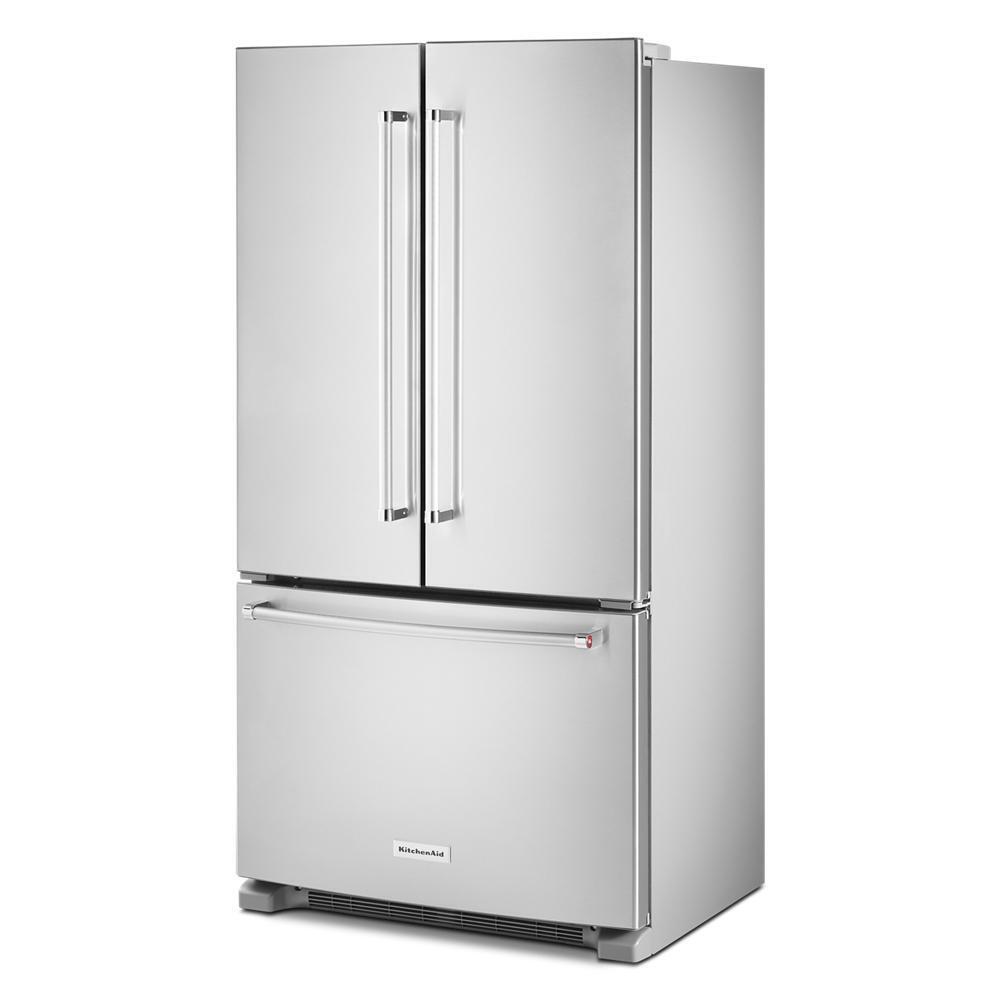 Kitchenaid 20 cu. ft. 36-Inch Width Counter-Depth French Door Refrigerator with Interior Dispense
