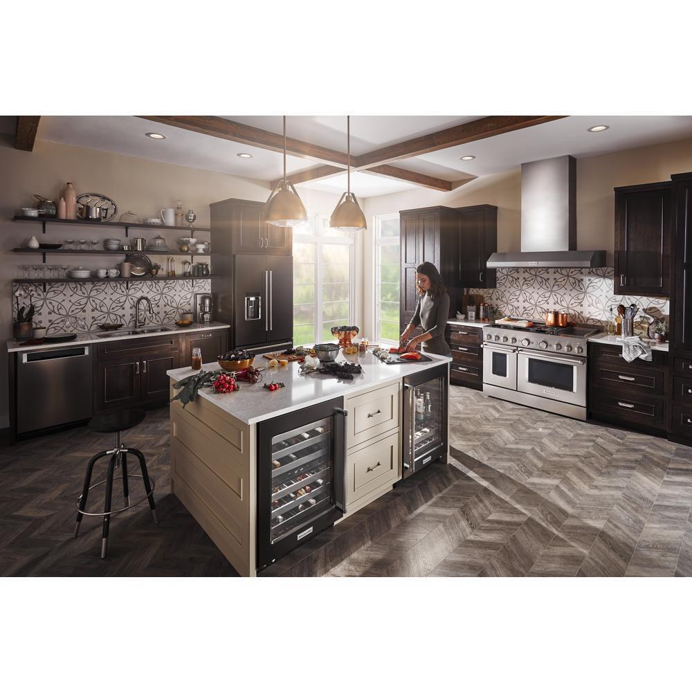 KFGC558JSS KitchenAid® 48'' Smart Commercial-Style Gas Range with Griddle