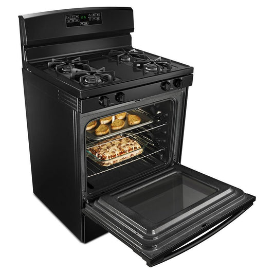 Amana AGR6303MMB 30-inch Gas Range with Bake Assist Temps