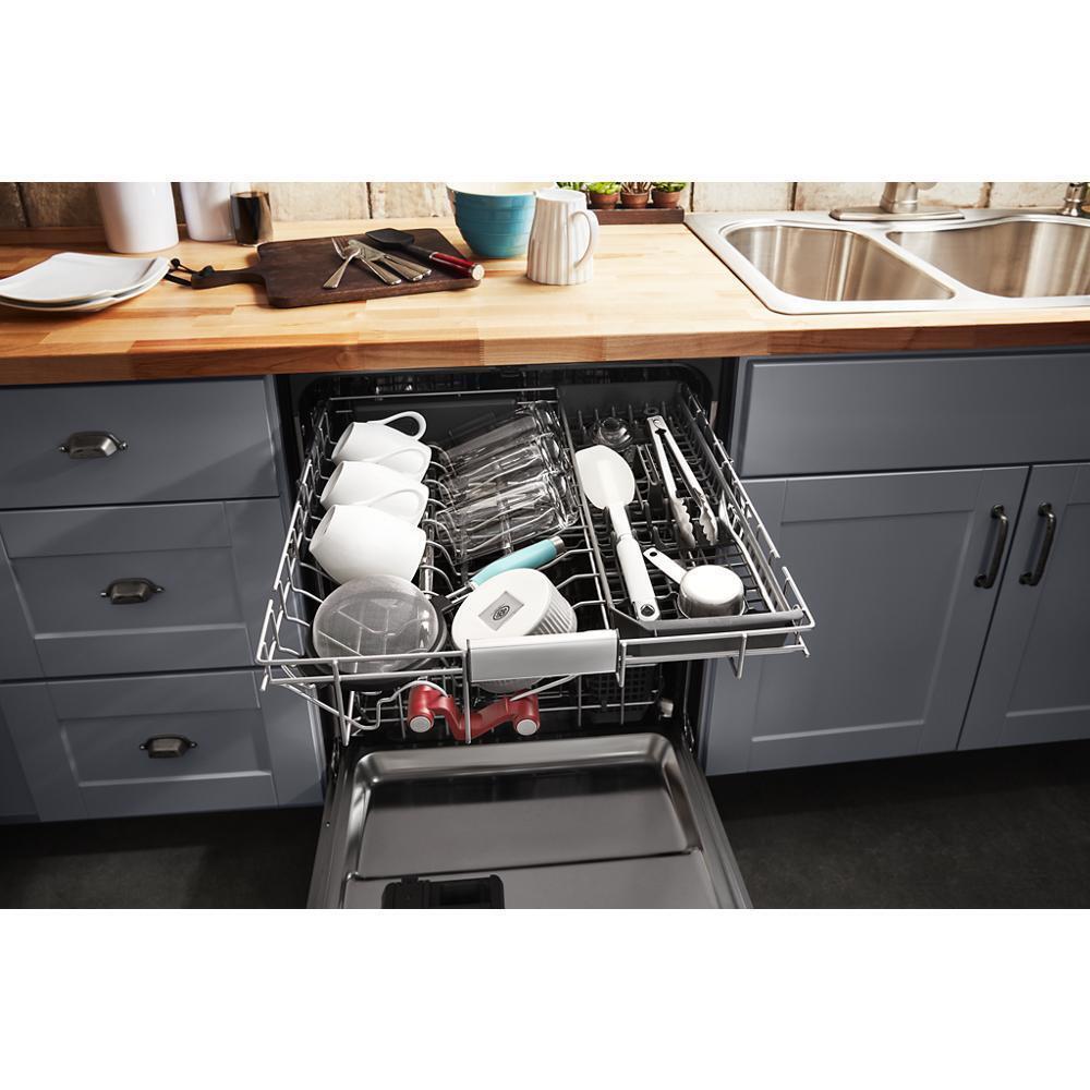 Kitchenaid KDTM804KBS 360(degree) Max Jets™ Third Rack Dishwasher with Stainless Steel Third Rack Wash Jets, 44 dBA