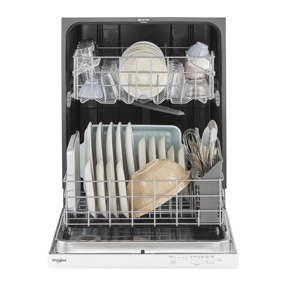 Whirlpool Quiet Dishwasher with Boost Cycle and Pocket Handle