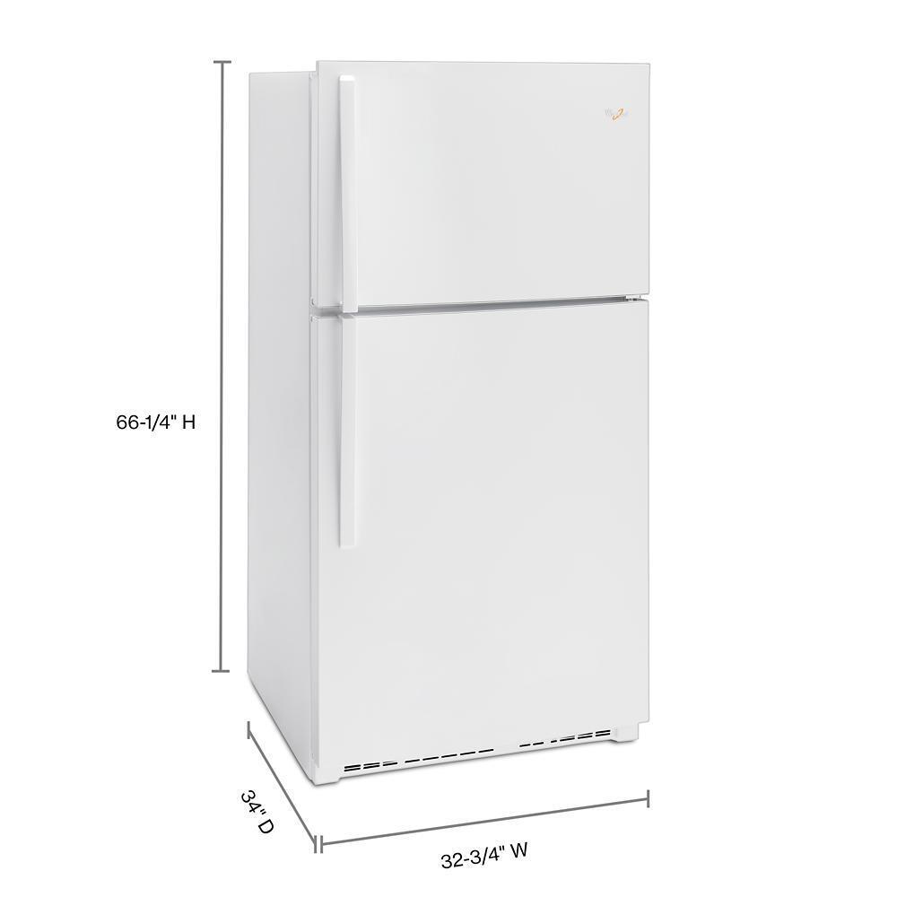 Whirlpool WRT541SZDW 33-inch Wide Top Freezer Refrigerator - 21 cu. ft.