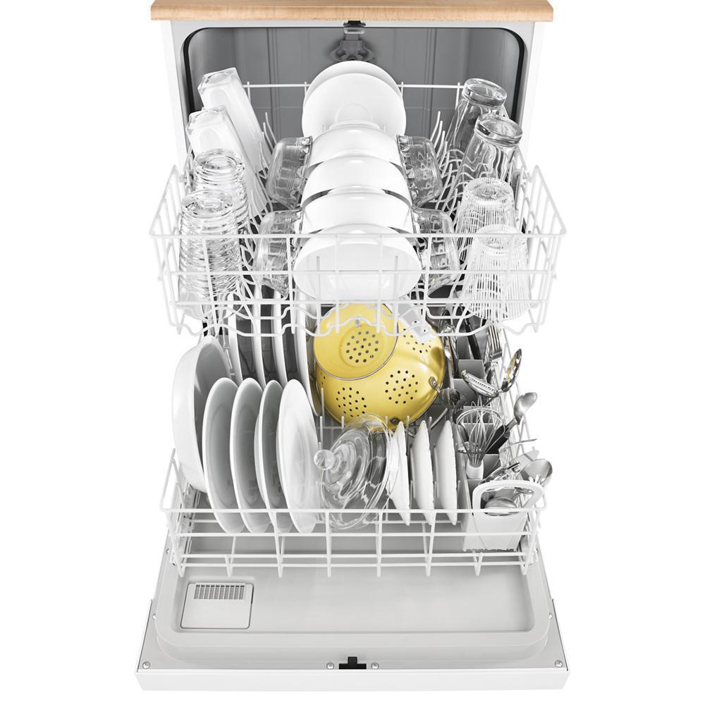 Whirlpool WDP370PAHW Heavy-Duty Dishwasher with 1-Hour Wash Cycle