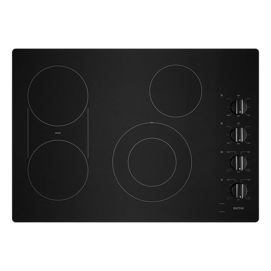 Maytag MEC8830HB 30-Inch Electric Cooktop with Reversible Grill and Griddle