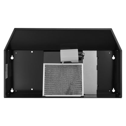 Broan® 42-Inch Convertible Under-Cabinet Range Hood, 230 Max Blower CFM, Black