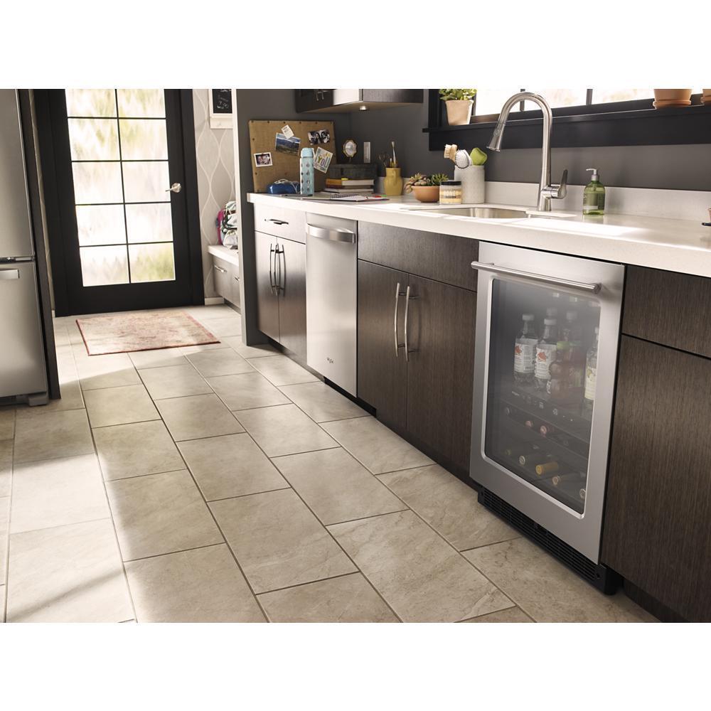 Whirlpool WUB35X24HZ 24-inch Wide Undercounter Beverage Center with Towel Bar Handle- 5.2 cu. ft.