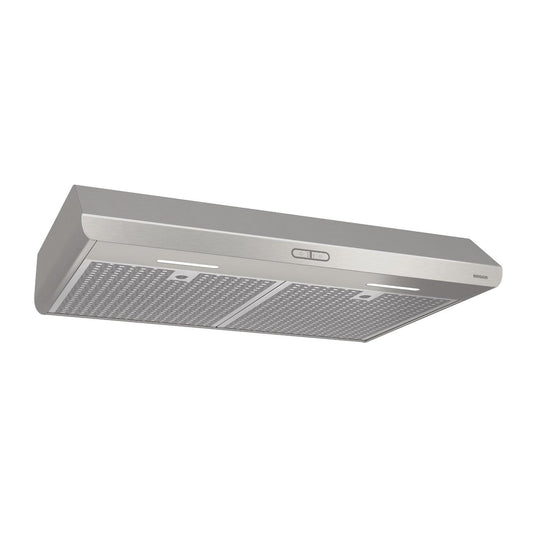 Broan® Sahale 30-Inch Convertible Under-Cabinet Range Hood, ENERGY STAR®, 375 Max Blower CFM, Stainless Steel