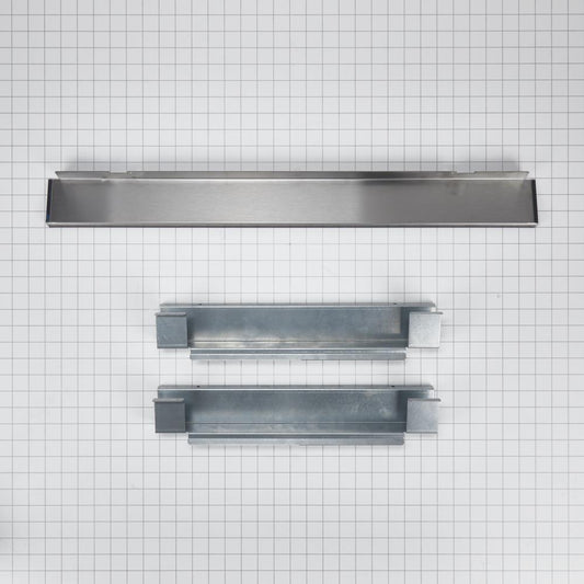 Whirlpool W10469903 30" Built-In Microwave Spacer Kit, Stainless Steel, for cut-out heights between 19" and 19 13/16"