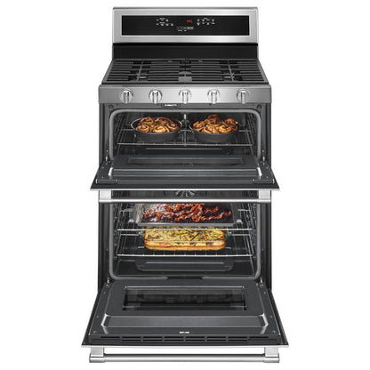 Maytag MGT8800FZ 30-Inch Wide Double Oven Gas Range With True Convection - 6.0 Cu. Ft.