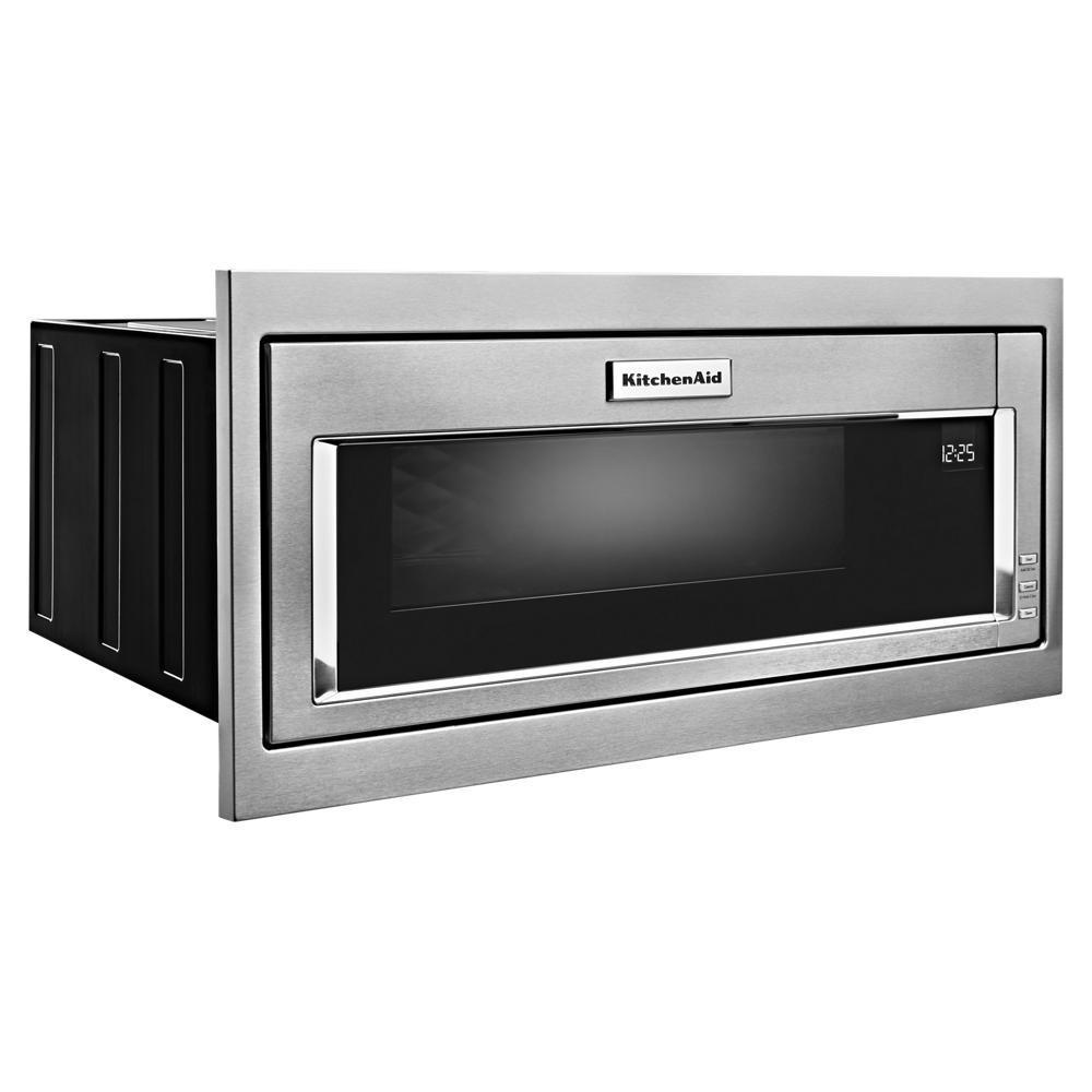 Kitchenaid KMBT5011KSS 1000 Watt Built-In Low Profile Microwave with Slim Trim Kit