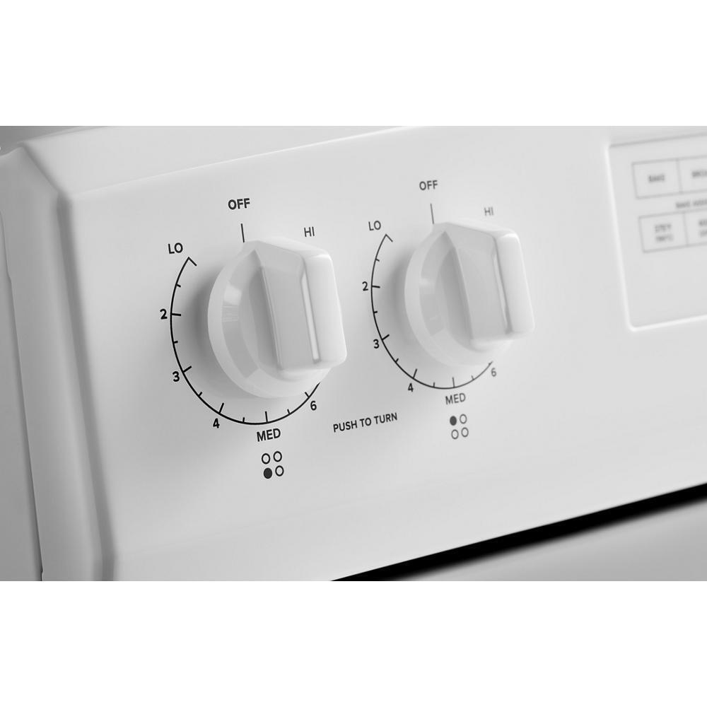 Amana ACR4303MFW 30-inch Amana® Electric Range with Bake Assist Temps