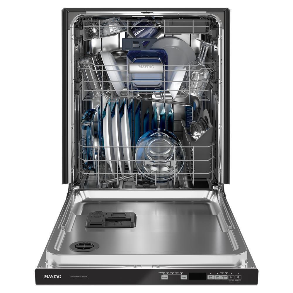 Maytag MDB8959SKB Top control dishwasher with Third Level Rack and Dual Power Filtration