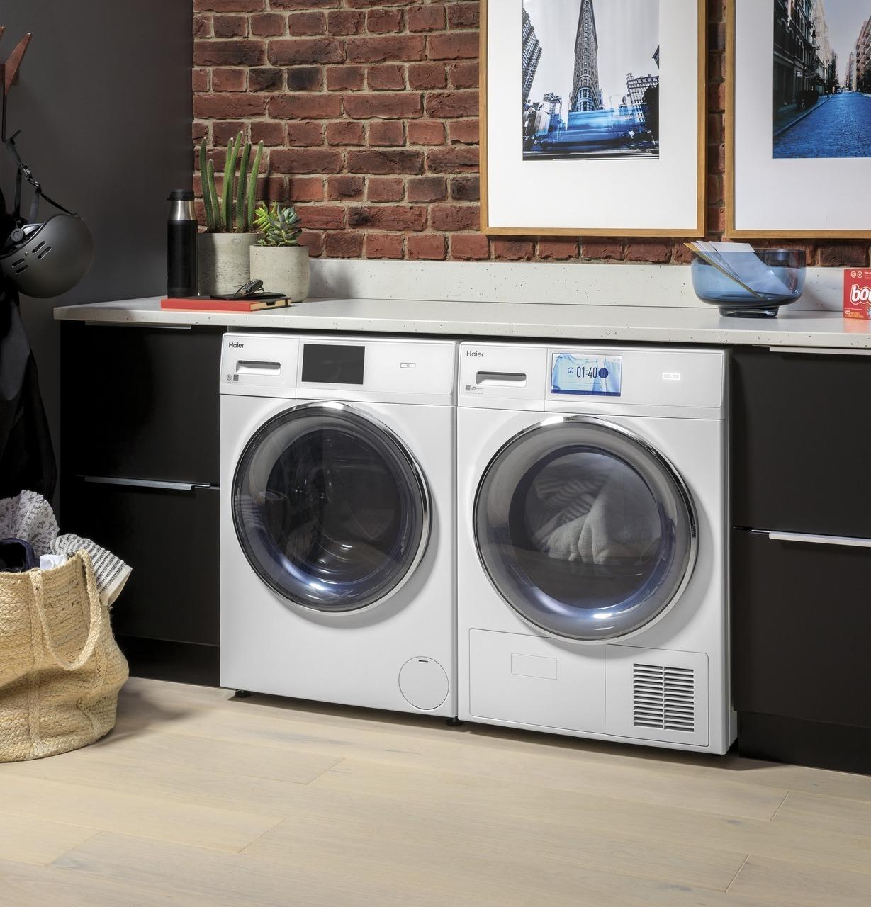 QFW150SSNWW Haier ENERGY STAR® 2.4 Cu. Ft. Smart Frontload Washer