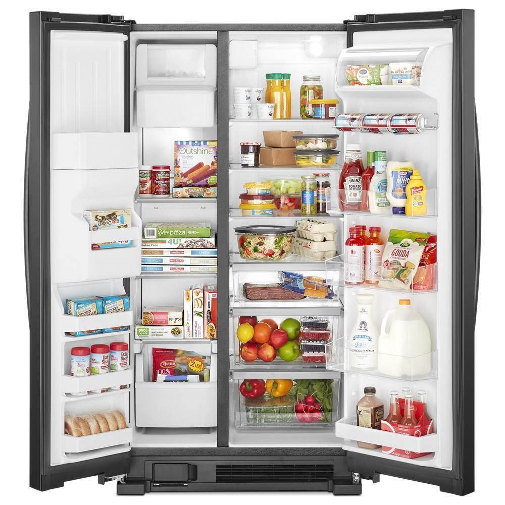 Whirlpool WRS321SDHB 33-inch Wide Side-by-Side Refrigerator - 21 cu. ft.