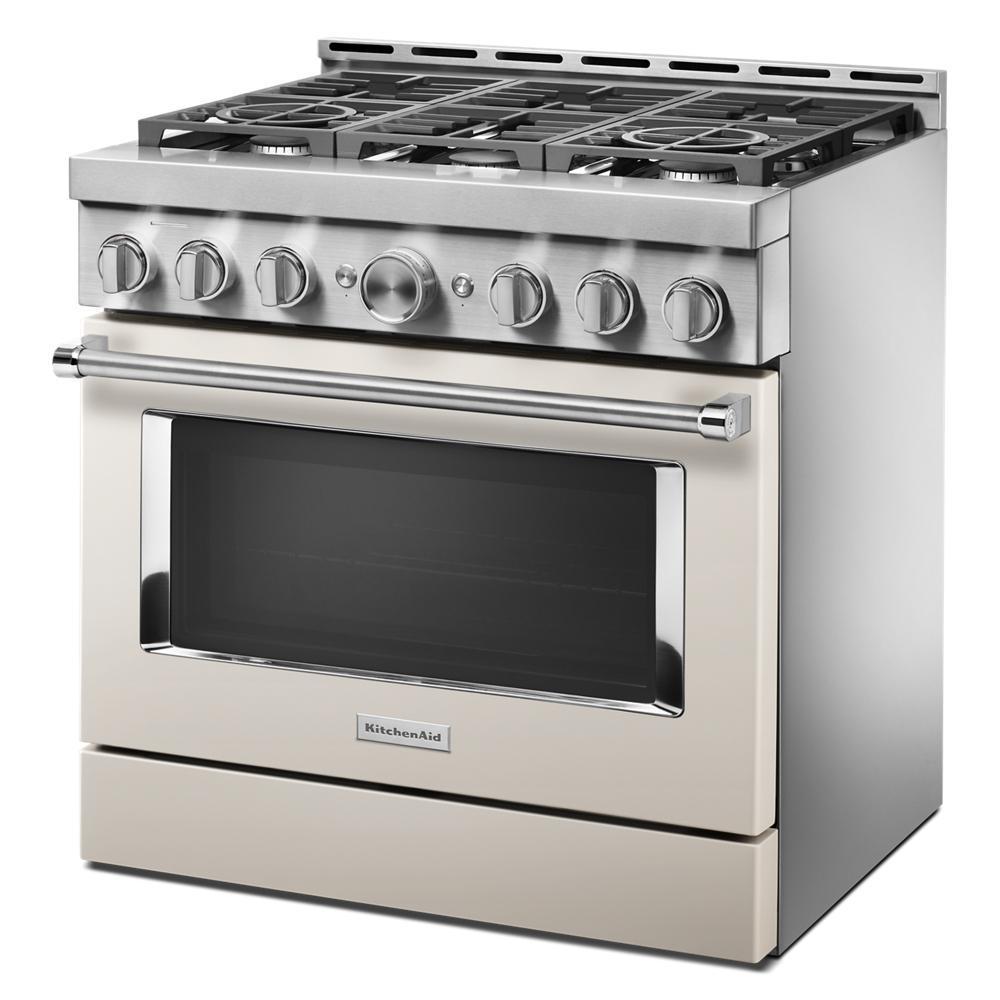 KFGC506JMH KitchenAid® 36'' Smart Commercial-Style Gas Range with 6 Burners