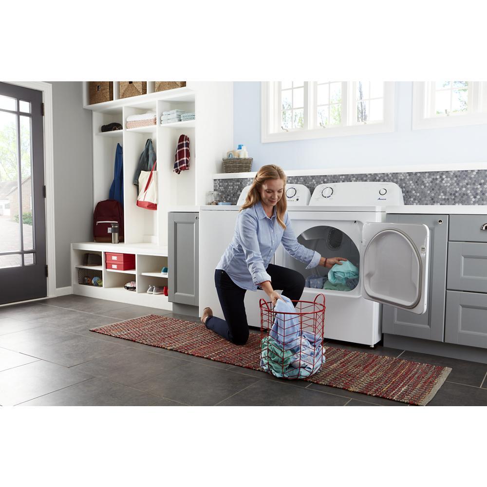 Amana NED4655EW 6.5 cu. ft. Electric Dryer with Wrinkle Prevent Option