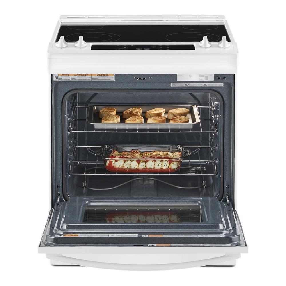 Whirlpool WEE515S0LW 4.8 Cu. Ft. Whirlpool® Electric Range with Frozen Bake™ Technology