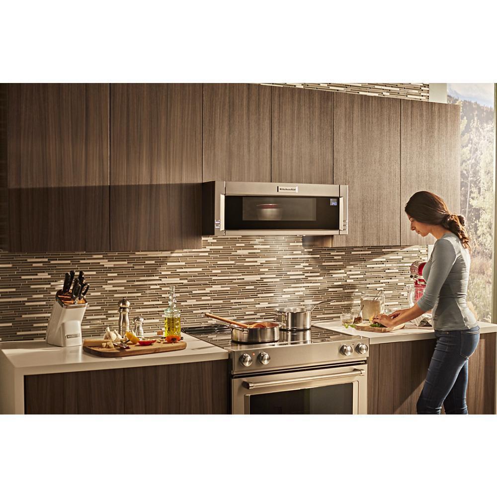 Kitchenaid KSEG700ESS 30-Inch 5-Element Electric Slide-In Convection Range