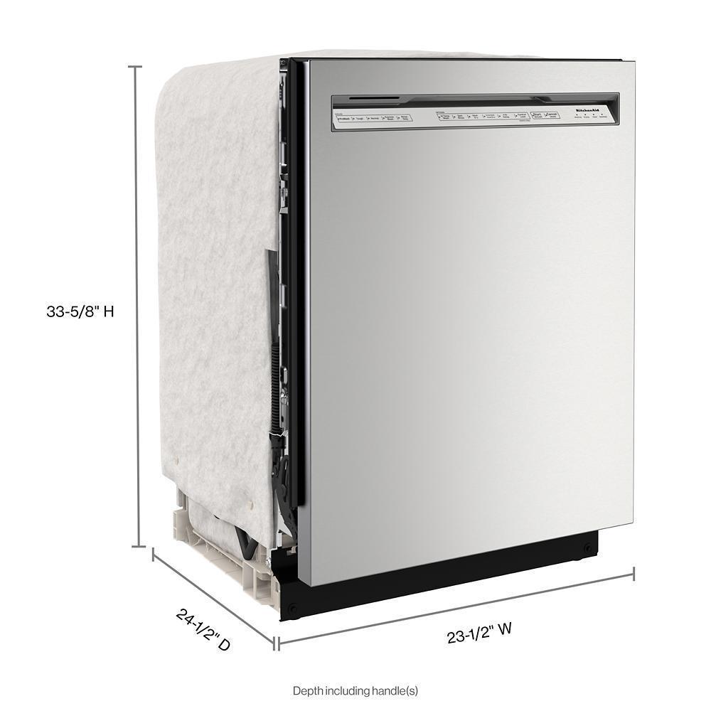 Kitchenaid KDFM404KPS 360(degree) Max Jets™ Third Rack Dishwasher with 50+ Total Wash Jets, 44 dBA