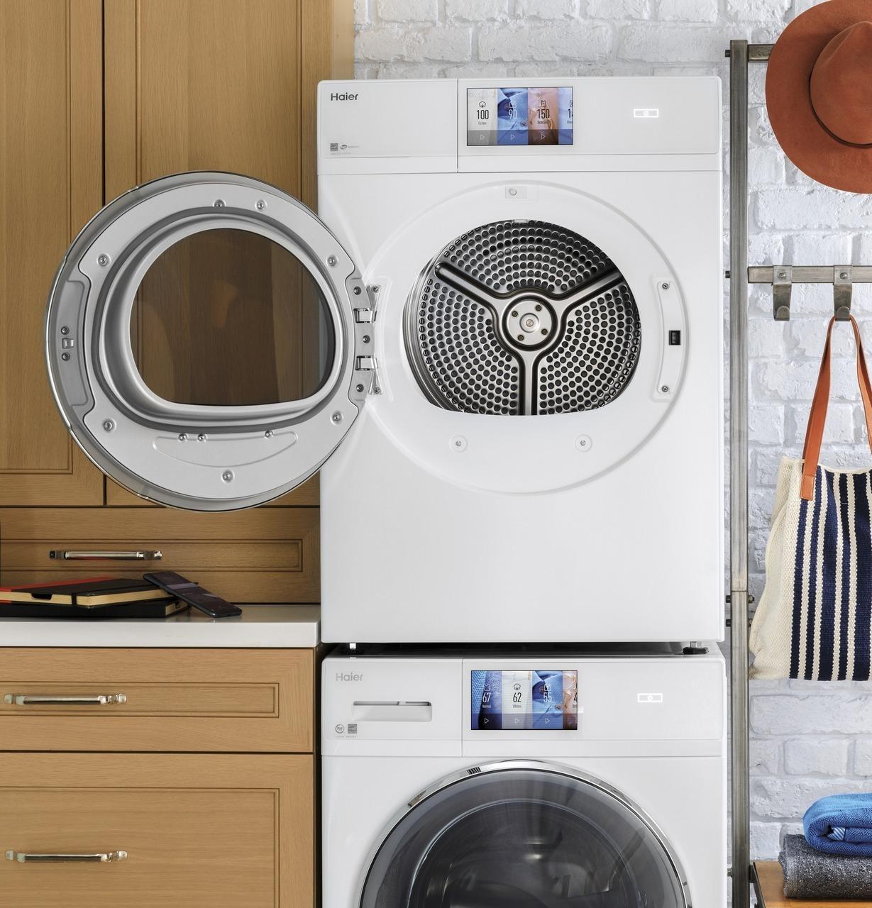 4.3 cu.ft. Capacity Smart 24" Frontload Electric Dryer with Stainless Steel Basket