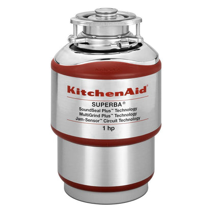 Kitchenaid KCDS100T 1-Horsepower Continuous Feed Food Waste Disposer