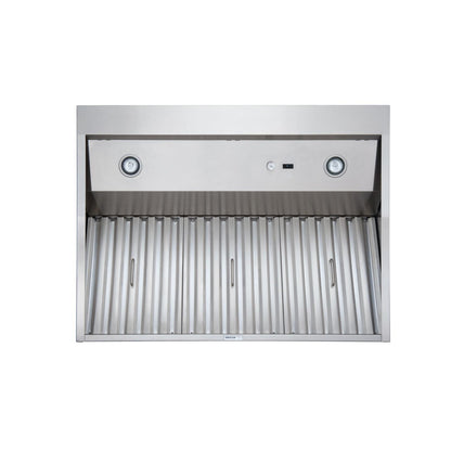 EPD6148SS Broan® EPD61 Series 48-inch Pro-Style Outdoor Range Hood, 1290 Max Blower CFM, Stainless Steel