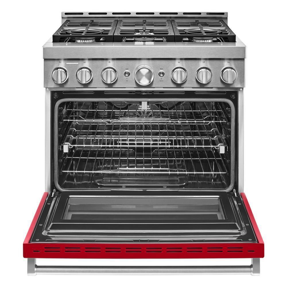 KFGC506JPA KitchenAid® 36'' Smart Commercial-Style Gas Range with 6 Burners