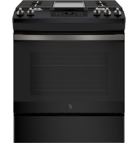 JGSS66FELDS GE® 30" Slide-In Front Control Gas Range