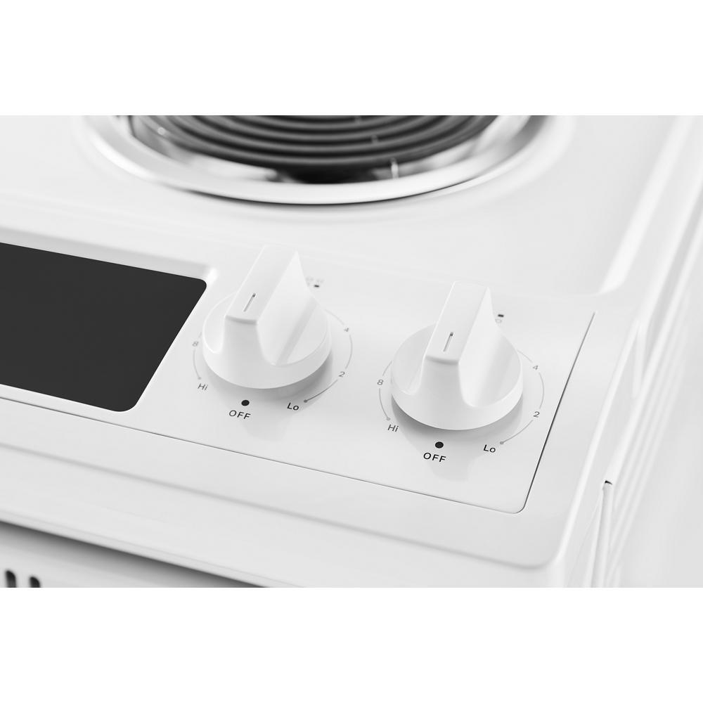 Whirlpool WEC310S0LW 4.8 Cu. Ft. Whirlpool® Electric Range with Frozen Bake™ Technology