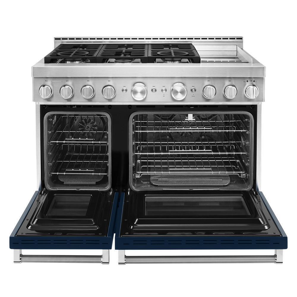 KFGC558JIB KitchenAid® 48'' Smart Commercial-Style Gas Range with Griddle