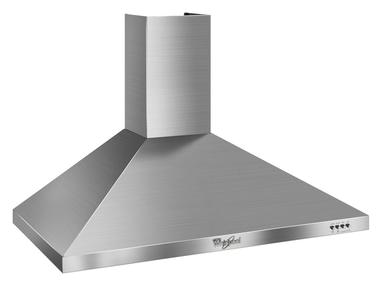 Whirlpool GXW7336DXS Gold® 36-inch Vented 300-CFM Wall-Mount Canopy Hood Stainless Steel