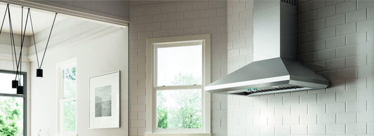 Elica ELN136S2 LEONE Wall Mount Range Hood 36" wide - 1200CFM